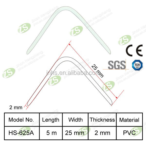 HS-625A-Blue Colors Modern Hospital Wall Protection Corner Protector with Anti-Bacterial and Water-Resistant Features