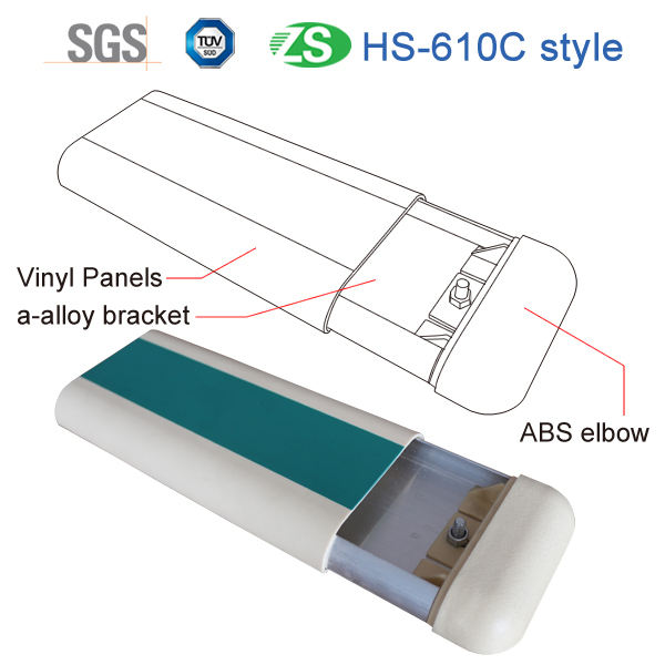 Wall protection Vinyl Wall Guards for Hospitals Plastic Wall Guard Rails