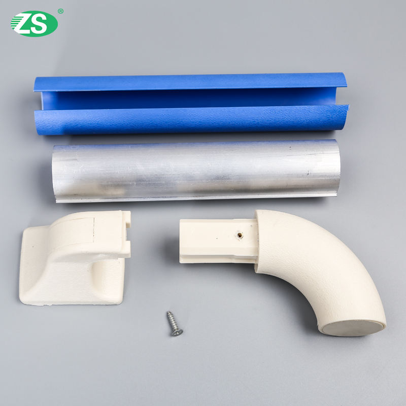 1.6mm Thick HS-638C Hospital Wall Handrail Impact Resistant for Nursing Home